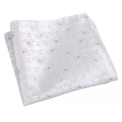 Men's Pocket Square Handkerchief Paisley Silk Hanky For Wedding Party Dress • $8.68