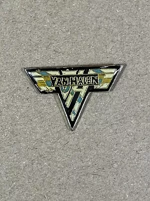 VAN HALEN Pin Vintage 80s Enamel Band Pinback Button Badge Original 1980s • $9.99