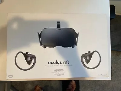 Oculus Rift VR Virtual Reality Headset CV1 Black In Box • $90