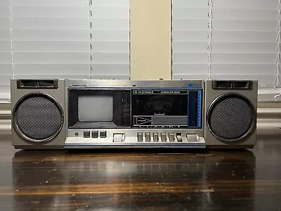 Montgomery Ward Boombox GEN-39985 TV AM/FM Cassette Stereo 1985 UNTESTED • $24.99