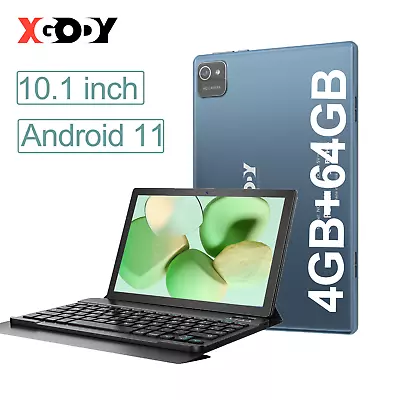 10.1 Inch Android 11 Tablet PC 4GB 64GB Quad-Core Tablets HD Camera Wi-Fi Tablet • $94.99