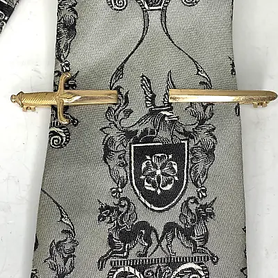 Two Handed Longsword Great Sword Vintage Large Anson Tie Bar Clip • $24.99