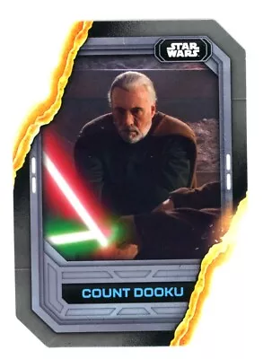 COUNT DOOKU 2023 Topps Star Wars Lightsaber Stylings Die-Cut #LS-14 C4 • $2.14