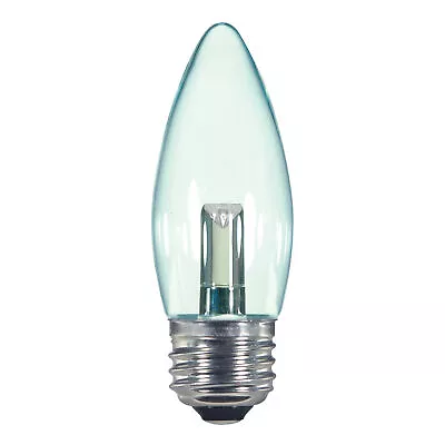 LED Torpedo Blunt Chandelier Prism 1.4W 15W ETC 120V B11 Clear 2700K Warm White • $6.95