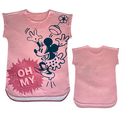 Disney Store Minnie Mouse Nightshirt Nightgown For Women Size XS/S M/L Pink • $17.99