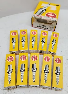 Box Of 10 #  DPR6EA-9 NGK 5531 Marine Boat Spark Plugs Set Lot • $24.95