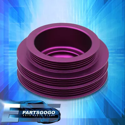 For B-Series B16 B18 B20 JDM Engine Motor Harmonic Balancer Crank Pulley Purple • $43.99