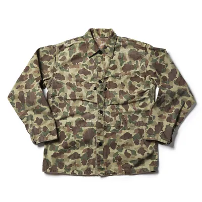 Bronson USMC P-44 Duck Hunter Camo Jacket Vintage Men's HBT WW2 Military Uniform • $58.99