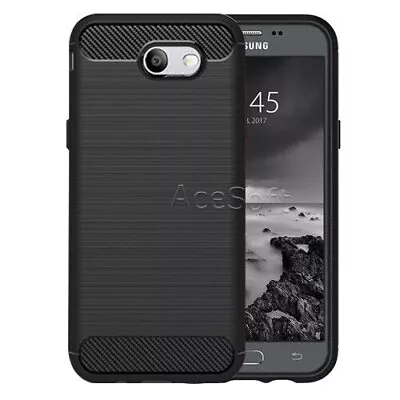 For Samsung Galaxy Galaxy J3 Prime SM-J327T1 Mobile Phone Carbon Fiber TPU Shell • $17.88