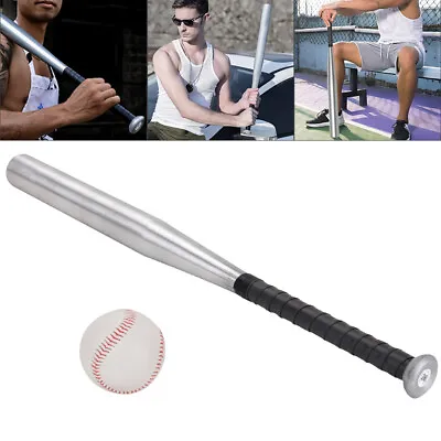 £8.79 • Buy 28'' Heavy Duty Metal Baseball Rounder Softball Bat Silver Pole Stick Stainless