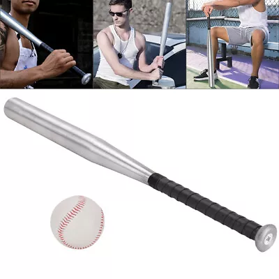 £8.79 • Buy 28'' Heavy Duty Metal Baseball Rounder Softball Bat Silver Pole Stick Stainless