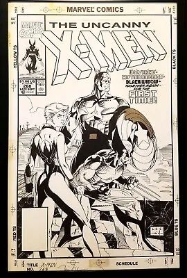 X-Men #268 Black Widow By Jim Lee 11x17 FRAMED Original Art Poster Marvel Comics • $74.95