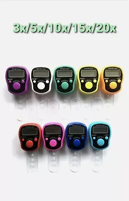 £25.99 • Buy Finger Tasbeeh Misbah Digital Led Islamic Misbaha Led Row Counter Tally Counter 