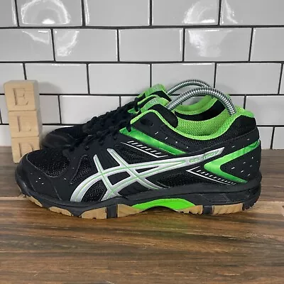ASICS Gel 1150V Womens Size 9 Vollyball Shoes Black Green Athletic Gym Sneakers • $29.88