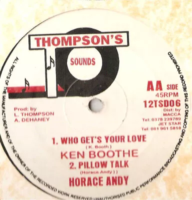 Ken Boothe / Horace Andy / Frankie Paul / Linval Thompson - Who Get´s Your Lo... • £19.99