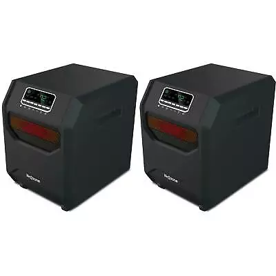 Lifesmart 4-Element Quartz Infrared Portable Electric Room Heaters (2 Pack) • $159.98