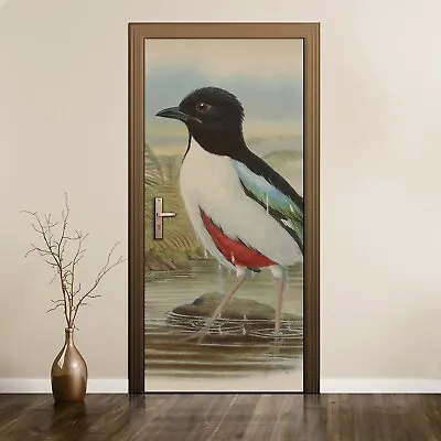 £46.95 • Buy Door Wall Sticker Mural Home Decor Wrap Birds Wild Animals Drawing Picture
