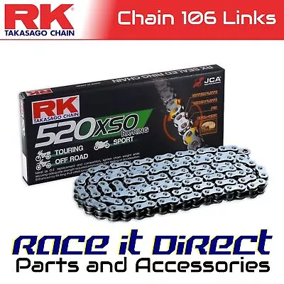 RK Chain For KAWASAKI ER 5 1997-2005 Heavy Duty RX Ring XSO2 Black • £75.95