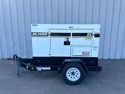 MQ MultiQuip WhisperWatt 25 KVA 20 Kw Towable Generator DCA-25SSIU4F 2841 HRS • $15950