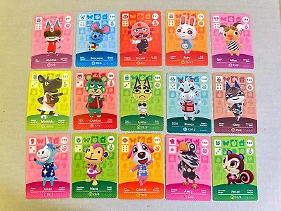$3 • Buy SERIES 2 - Genuine Animal Crossing Amiibo Cards #101-#200