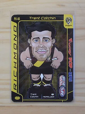 2016 AFL Teamcoach Footy Pop-Ups Card PU-40 Trent Cotchin Richmond • $2