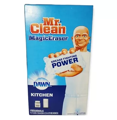 Mr. Clean Magic Eraser Kitchen With Dawn 4 Pads Cleaning • $13.59