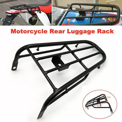 Universal Motorcycle Refit Rear Luggage Rack Cargo Frame Support Carrier Shelf • $46.19