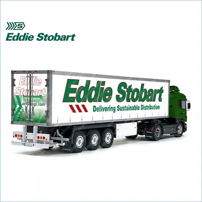 Tamiya 1/14 14th Trailer Eddie Stobart Delivering Solution White Decals 56319 • £48.84
