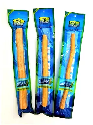 3 Pack Miswak: Natural Toothbrush Stick -(Siwak - Peelu -Chewing Stick) • £1.69