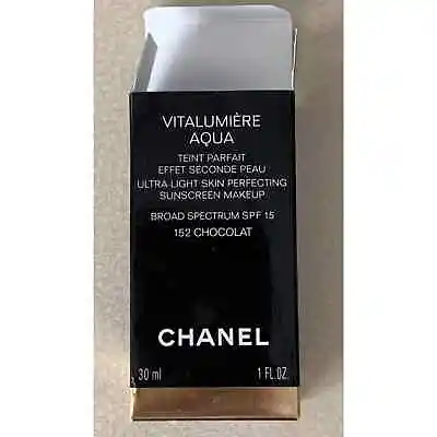 Chanel Vitalumiere Aqua Skin Perfecting Light SPF 152 Chocolate 30ml • $42
