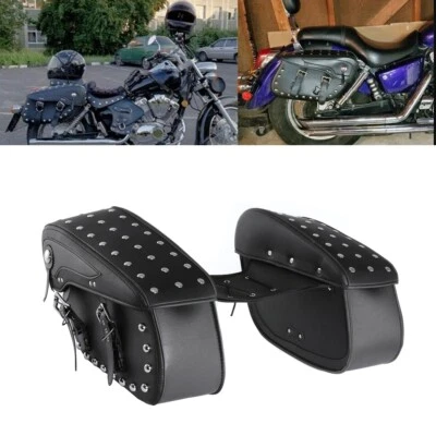 $129.99 • Buy Saddlebags Luggage Tool Bag For Yamaha V Star 1100 650 Classic XVS650 Drag Star