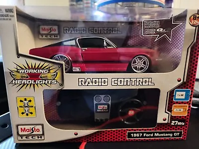 1967 Ford Mustang GT Radio Control 27 MHz Maisto Tech 1:24 • $25