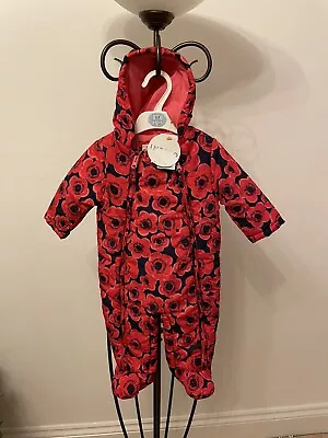 Indigo By M&S Baby Girls Snowsuit Age 6-9 M (72cm) • £15