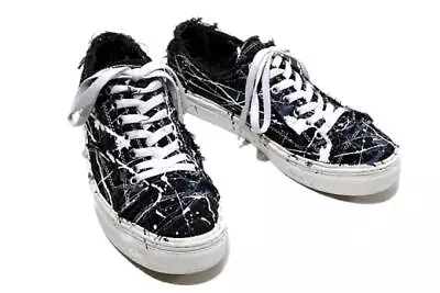 Mihara Yasuhiro Canvas Paint Low-top Sneakers • $174.75