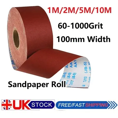 60-1000Grit Emery Cloth Roll Polishing Sandpaper Grinding Abrasive Paper Polish • £7.20