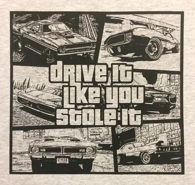 $16.50 • Buy GTA  Drive It Like You Stole It _BNWT (unofficial) GREAT GIFT_FREE UK POST-grey