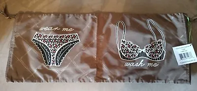 NWT $40 Vera Bradley Wash & Wear Organizer Bag Toast Brown Laundry Travel Tote • $19