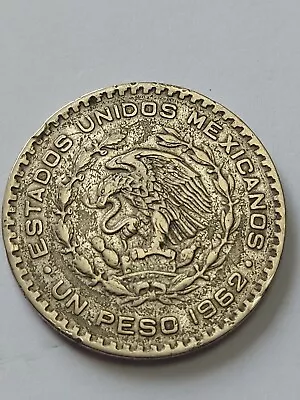 1962 Mexico Un Peso Silver Coin • £13