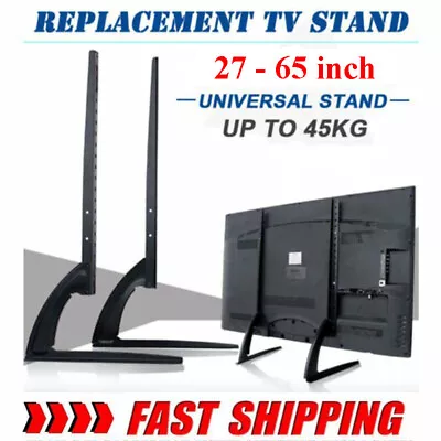 £14.89 • Buy Table-top Universal TV Stand Base For 27 -65  Samsung LG Vizio LG Flat Screen CC