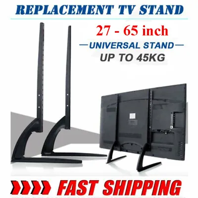 Table-top Universal TV Stand Base For 27 -65  Samsung LG Vizio LG Flat Screen CC • £13.99