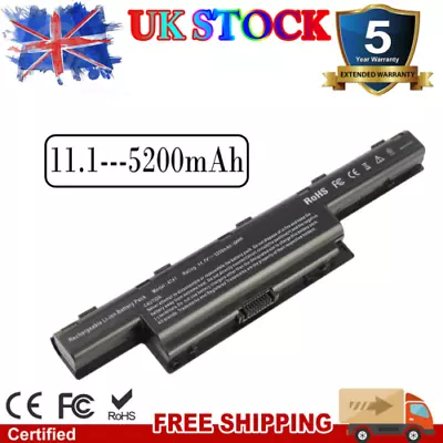 Battery For Acer Aspire 5742 5741 5733 5750 4551 4738 4741 4750 5253 5551 7551 • £8.99