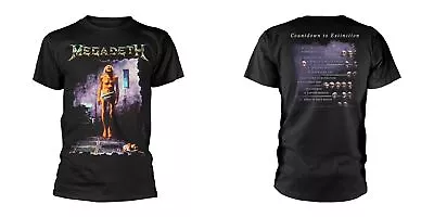 Megadeth - Countdown To Extinction (NEW MENS FRONT & BACK PRINT T-SHIRT) • £18.02