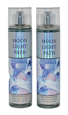 2x Bath & Body Works MOONLIGHT PATH Fine Fragrance Mist Body Spray - GREAT DEAL • $23.99