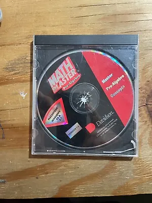 Math Blaster CD Educational Game  Pre-Algebra Windows 95 &3.1 Macintosh Davidson • $7.99