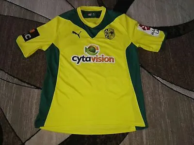 £300 • Buy AEK Larnaca Cyprus Home Football Shirt Puma Andreas Pepetsios #13 Size L Adult