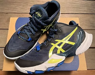 ASICS Men's Volleyball Shoes METARISE 1051A058 401 French Blue/Glow Yellow • $239.95