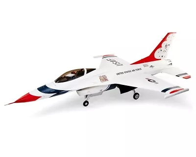 E-flite EFlite F16 F-16 Thunderbird 80mm BNF Basic EDF Jet Airplane AS3X & SAFE • $599.99