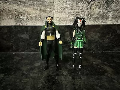 DC Universe Young Justice Master Assassins Ra's Al Ghul & Cheshire Loose Figures • $25