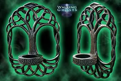 Tree Of Life Wall Hanging Tea-light Candle Holder Gothic Altar Magick Wiccan UK • £19.99