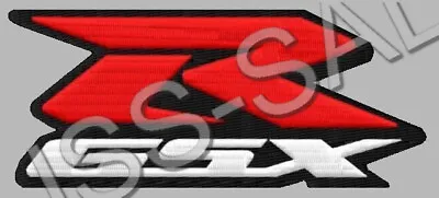 SUZUKI GSX-R EMBROIDERED PATCH IRON/SEW ON ~4-1/2 X 2-1/8  MOTORCYCLES RGSX GSXR • $7.99